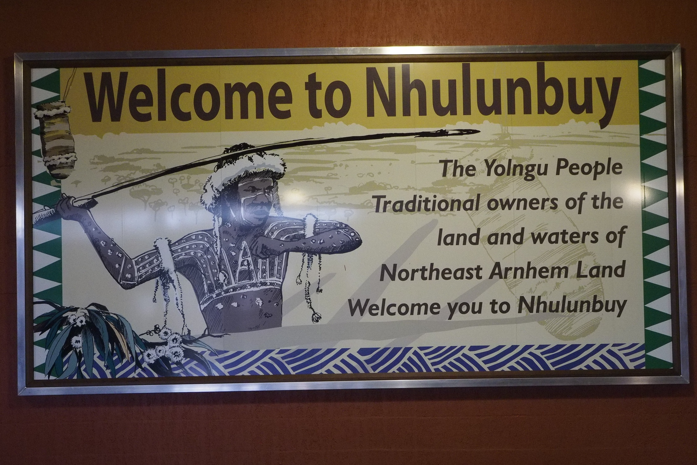 Welcome sign
